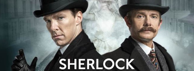 Cartel promocional del capítulo especial de la serie 'Sherlock'