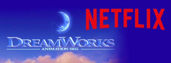 Logotipos de DreamWorks Animation y Netflix