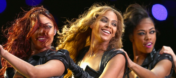 Beyoncé actuando en la 'Super Bowl' 2013