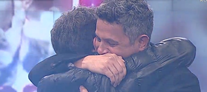 Alejandro Sanz y Pablo Motos en 'El hormiguero'