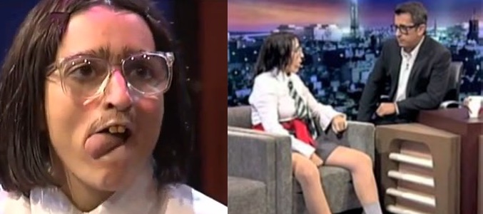 Silvia Abril disfrazada de la niña de Shrek