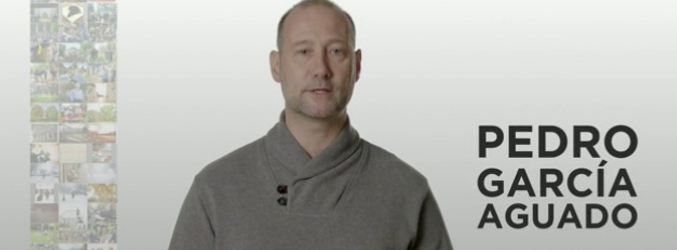Pedro García Aguado en un fragmento del vídeo promocional