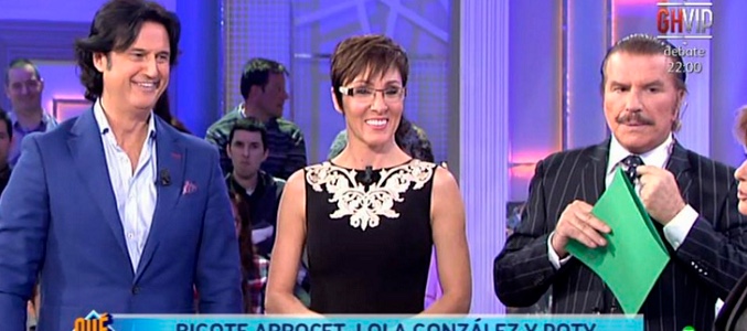 Poty, Lola González y Bigote Arrocet en '¡Qué tiempo tan feliz!'