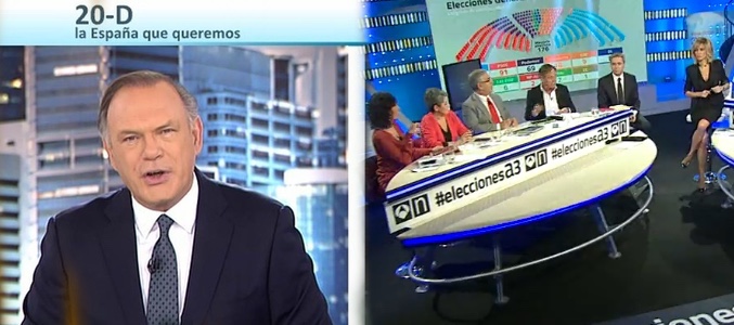 Imágenes de los especiales de Telecinco y Antena 3