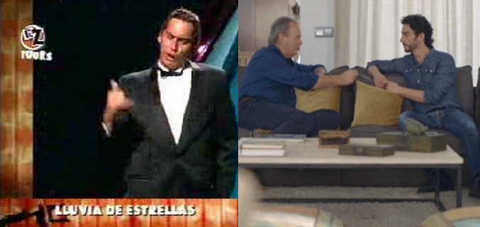 Paco León, imitando a Bertín Osborne en 'Homo Zapping'