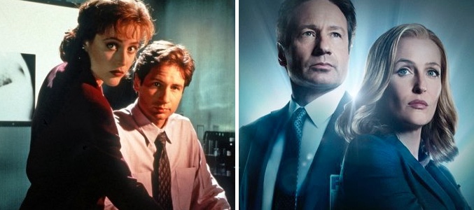 Gillian Anderson y David Duchovny no pierden la esencia del Mulder y Scully original