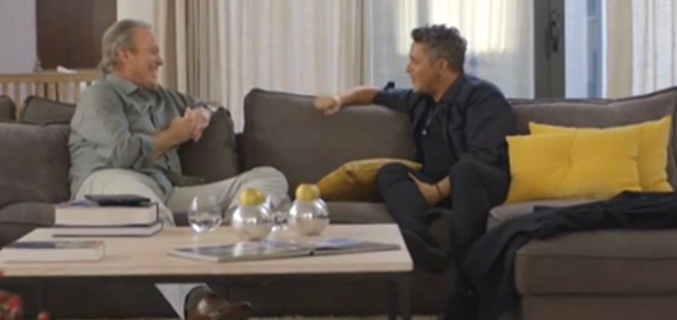 Alejandro Sanz con Bertín Osborne