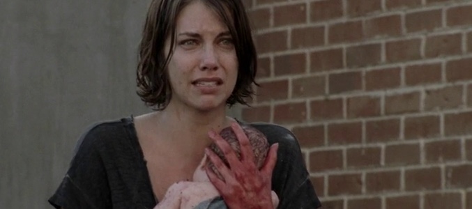 Lauren Cohan sintió demasiada realidad en el parto del personaje de Lori