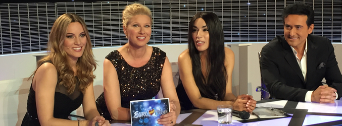 Edurne, Anne Igartiburu, Loreen y Carlos Marín