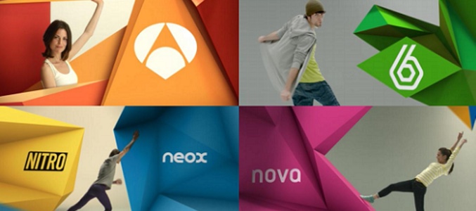 Logotipos de algunas de las cadenas de Atresmedia