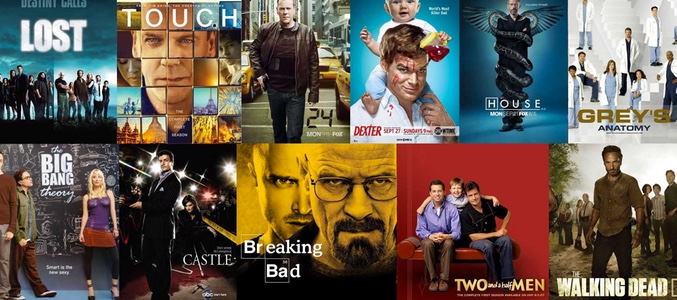 Imagen con algunas de las series más populares de los últimos años