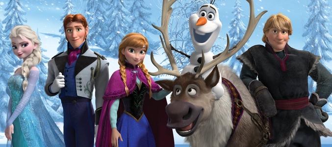 Elsa y Anna encabezan los personajes de "Frozen"