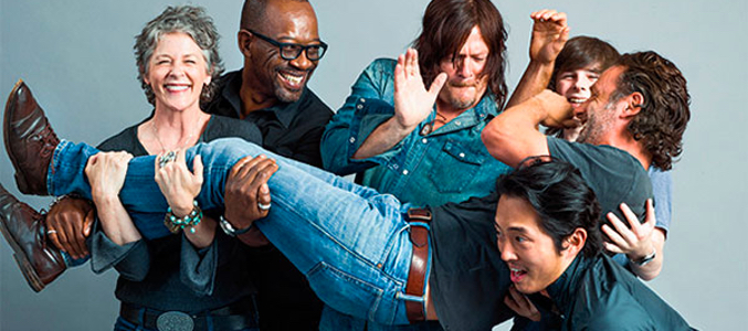 Los seis supervivientes de 'The Walking Dead'. Foto: Entertainment Weekly