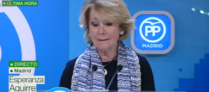 Este es el directo de Esperanza Aguirre en laSexta
