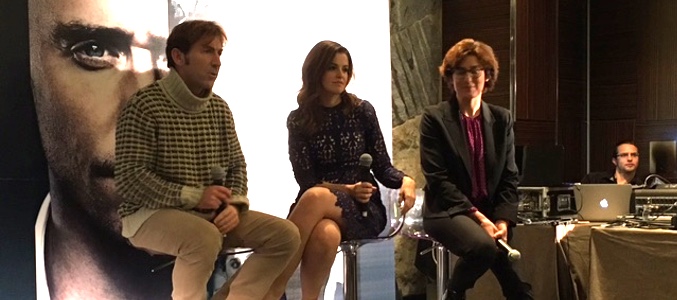 Antonio de la Torre y Marta Torné en la rueda de prensa de 'El Infiltrado'