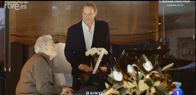 Bertín y Plácido Domingo