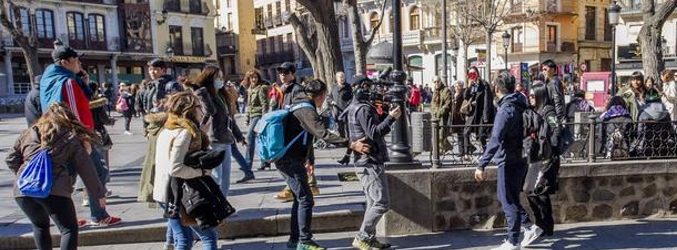 Fotografía del rodaje. Imagen: EFE