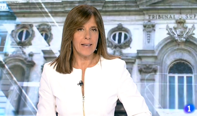 Ana Blanco, presentadora del Telediario 2 de TVE