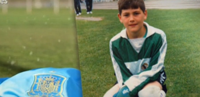 Iker Casillas de pequeño