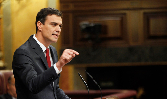 Pedro Sánchez, líder del PSOE