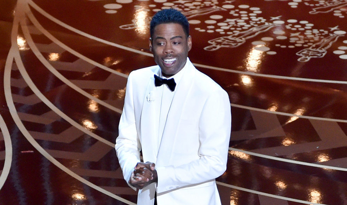 Chris Rock al comienzo de los Oscar 2016.