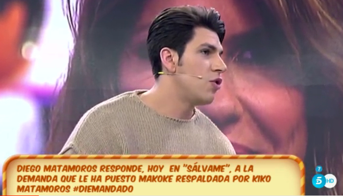 Diego Matamoros en 'Sálvame' (Telecinco.es)