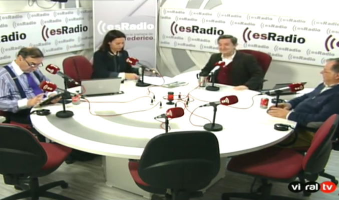 Pedro J. junto a Federico Jiménez Losantos