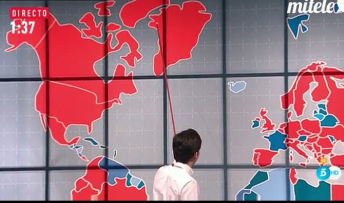 Nicolás señala Groenlandia en lugar de Australia