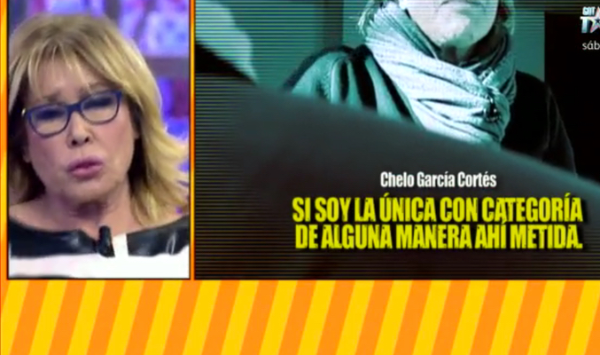 Duras críticas de Chelo García-Cortés hacia sus compañeros de &#39;Sálvame&#39; (Mediaset)