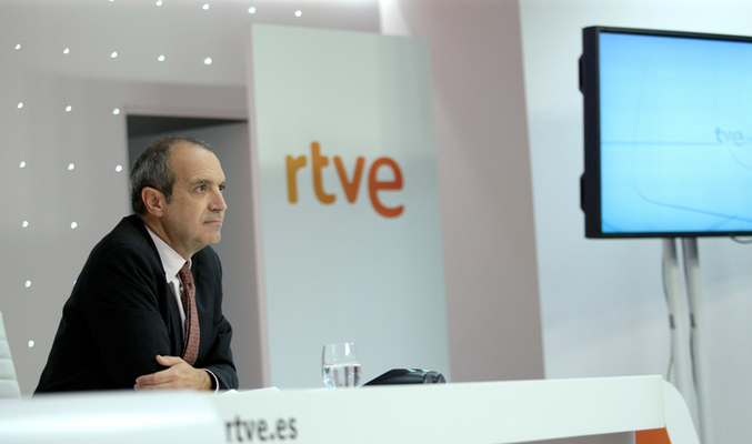 Luis Fernández tras su dimisión de TVE