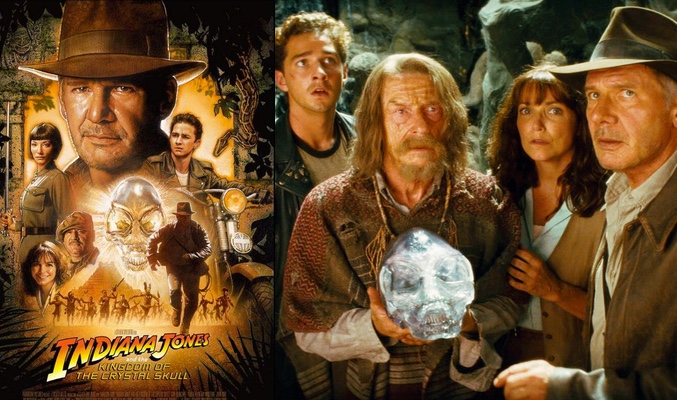 "Indiana Jones y el reino de la calavera de cristal"
