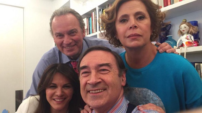 Bertín Osborne en la grabación del programa que no verá la luz