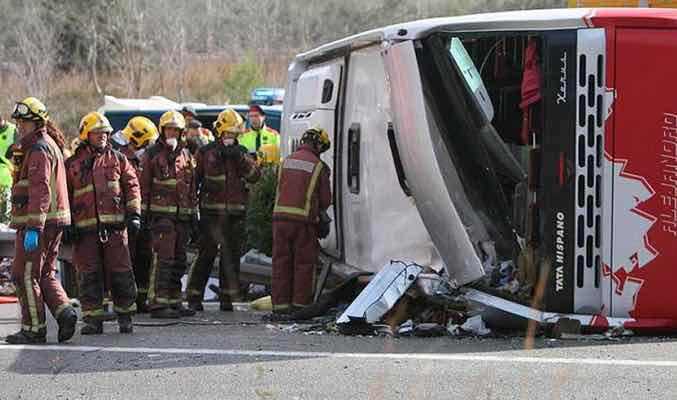 Accidente autobús Tarragona