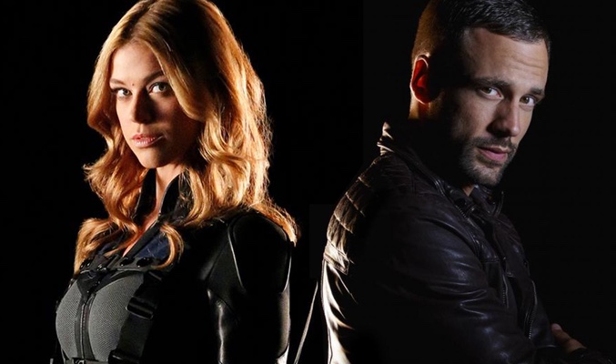 Adrianne Palicki y Nick Blood en 'Marvel's Agents of S.H.I.E.L.D.'