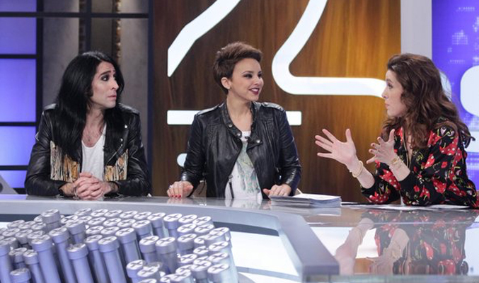 Mario Vaquerizo, Chenoa y Raquel Sánchez Silva en 'Likes'