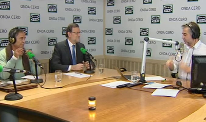 Rajoy, Alsina y Antonio Casado en Onda Cero