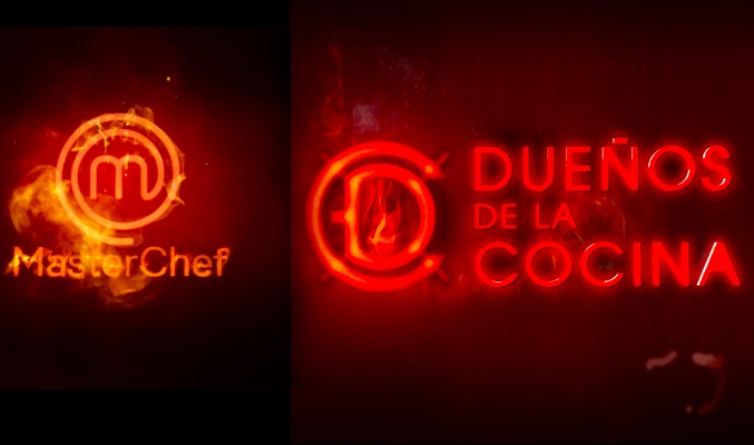 Logotipo de 'MasterChef' y el logotipo de 'Dueños de la cocina', el nuevo talent show de Telefé