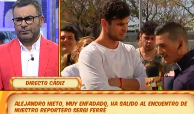 Imagen del programa 'Sálvame' durante el altercado