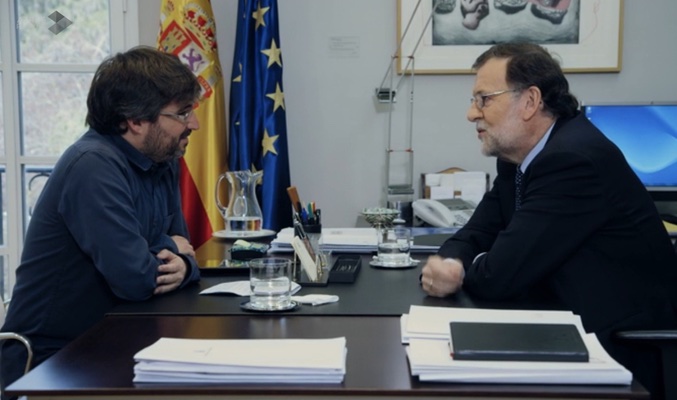 Jordi Évole entrevista a Mariano Rajoy en La Moncloa