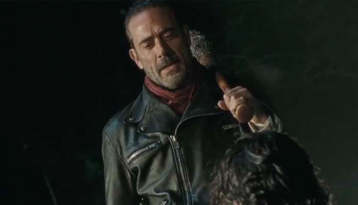 Negan en su primera aparición en 'The Walking Dead' (AMC)