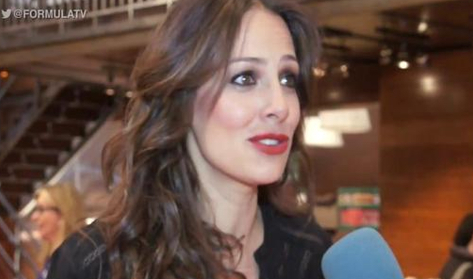 Eva González durante una entrevista para Formulatv