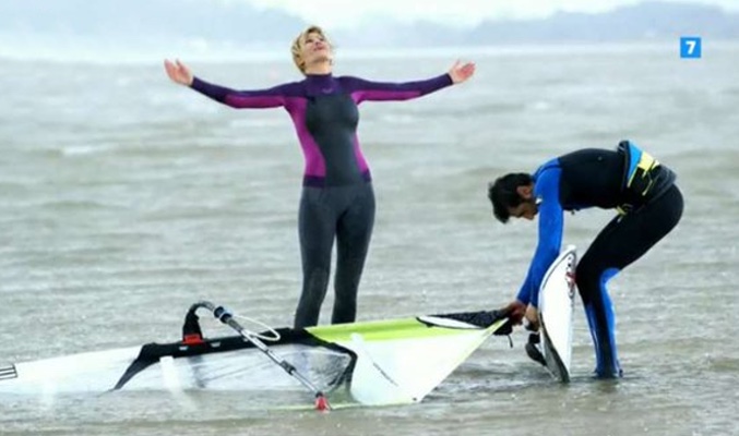Susanna Griso y Jorge Fernández practicarán windsurf este viernes