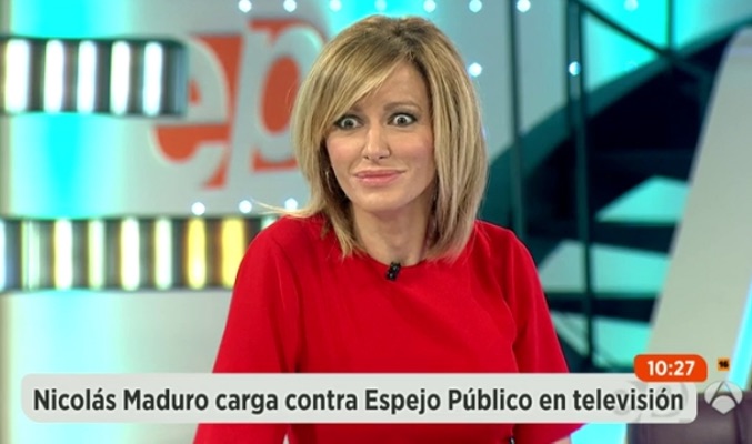 La cara de sorpresa de Susanna Griso