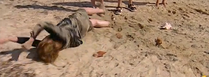 Para celebrar su salto, Mila hace