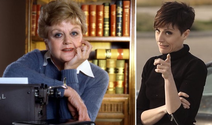 Jessica Fletcher de 'Se ha escrito un crimen' y la presentadora de 'Muy en serie' Sara Escudero