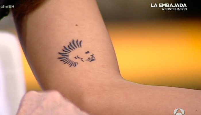 Cristina Pedroche enseña su tatuaje en honor a su marido