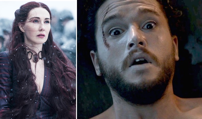 Carice van Houten y Kit Harington en &#39;Juego de Tronos&#39;