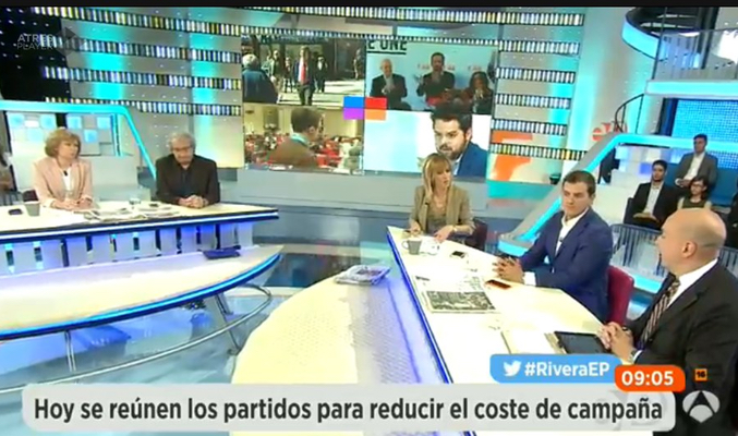 Albert Rivera en 'Espejo público'