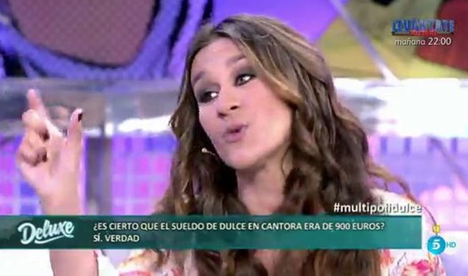 Laura Cuevas desvela en 'Sálvame deluxe' el sueldo de Dulce como niñera para el clan Pantojan