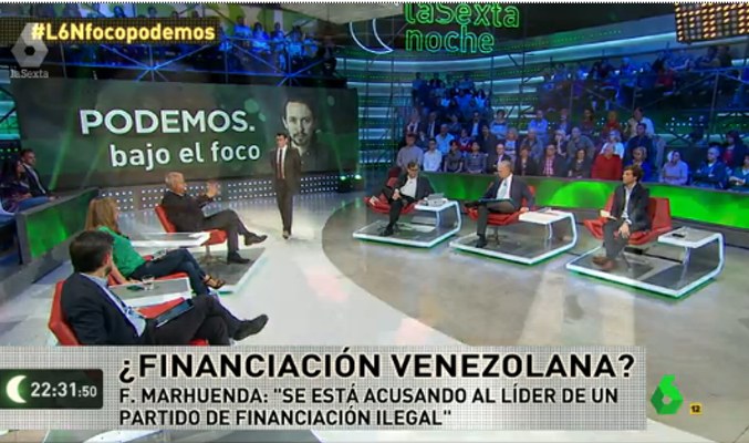 Plató de 'laSexta noche'